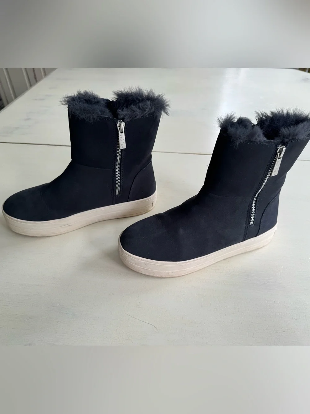 J/SLIDES NYC Fur Boots